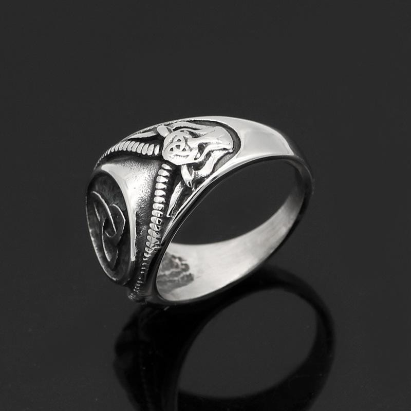RETRO VIKING STAINLESS STEEL RING