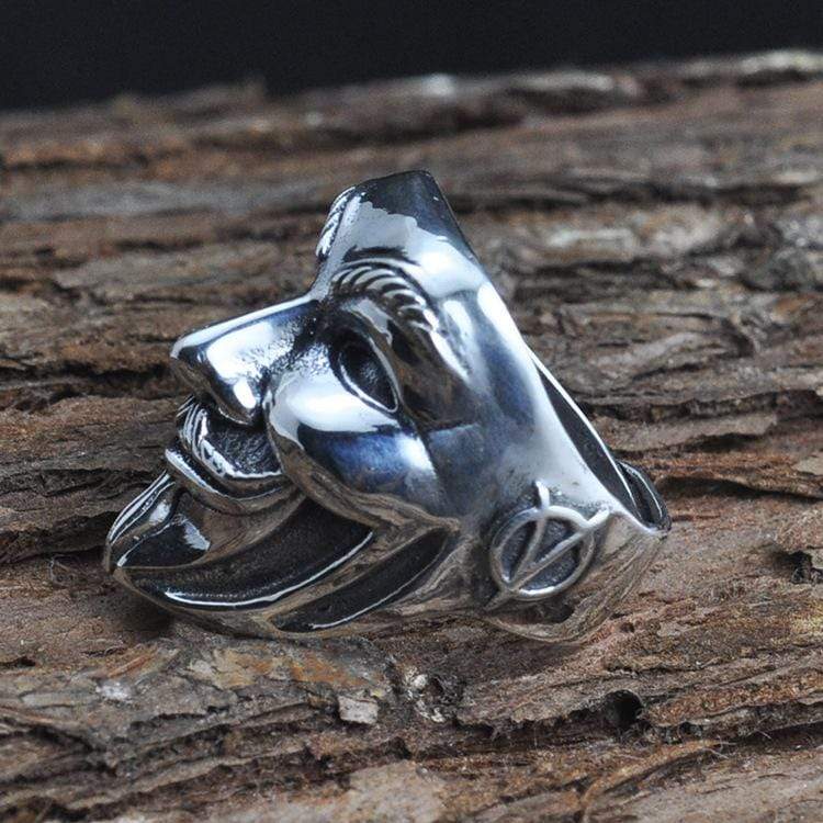 V FOR VENDETTA STAINLESS STEEL RING