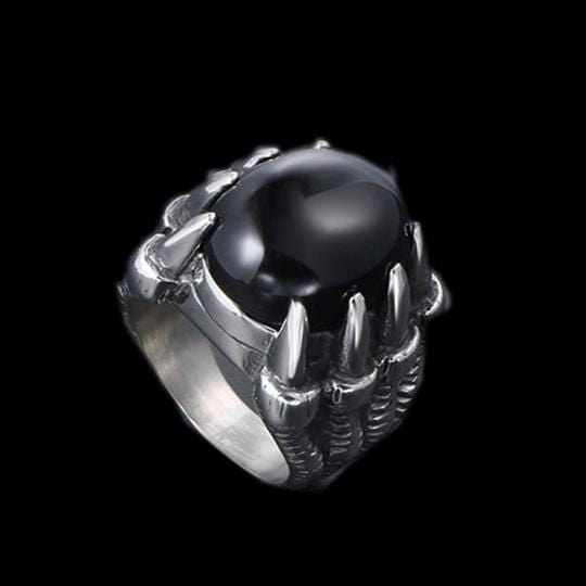 VINTAGE DRAGON CLAW GEMSTONE RING