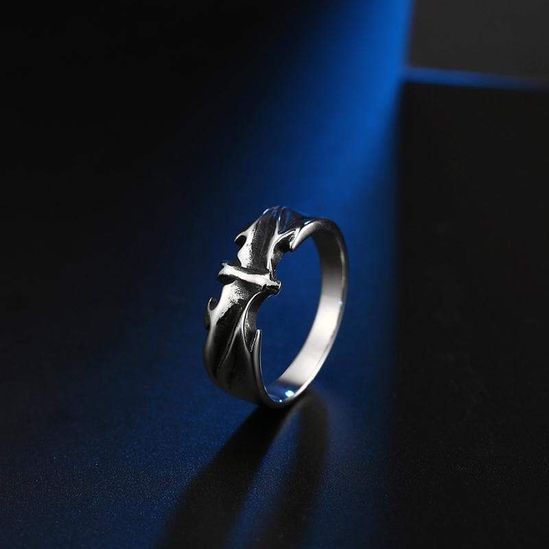 VINTAGE GOTHIC BAT RING