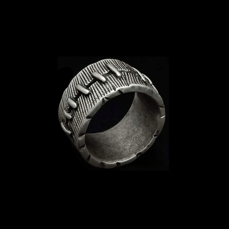 VINTAGE MEN'S PATCHWORK PATCH RING