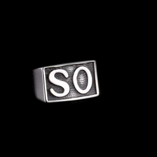 VINTAGE SO NS STAINLESS STEEL RING