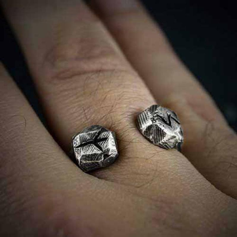 VIKING ANEL AMULET RUNE RING
