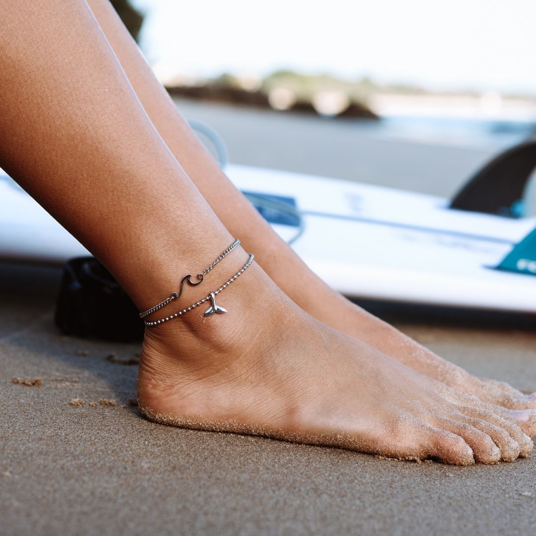 Whale Tail Anklet