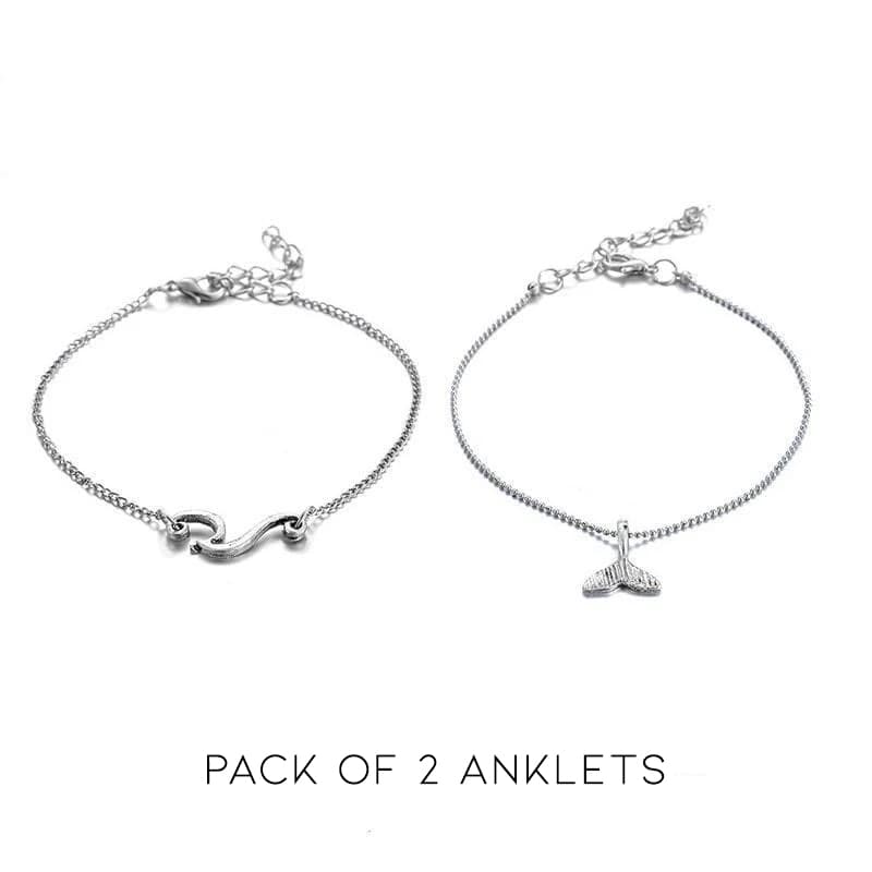 Whale Tail Anklet